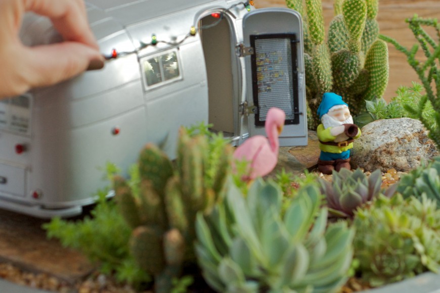 Airstream Trailer Garden