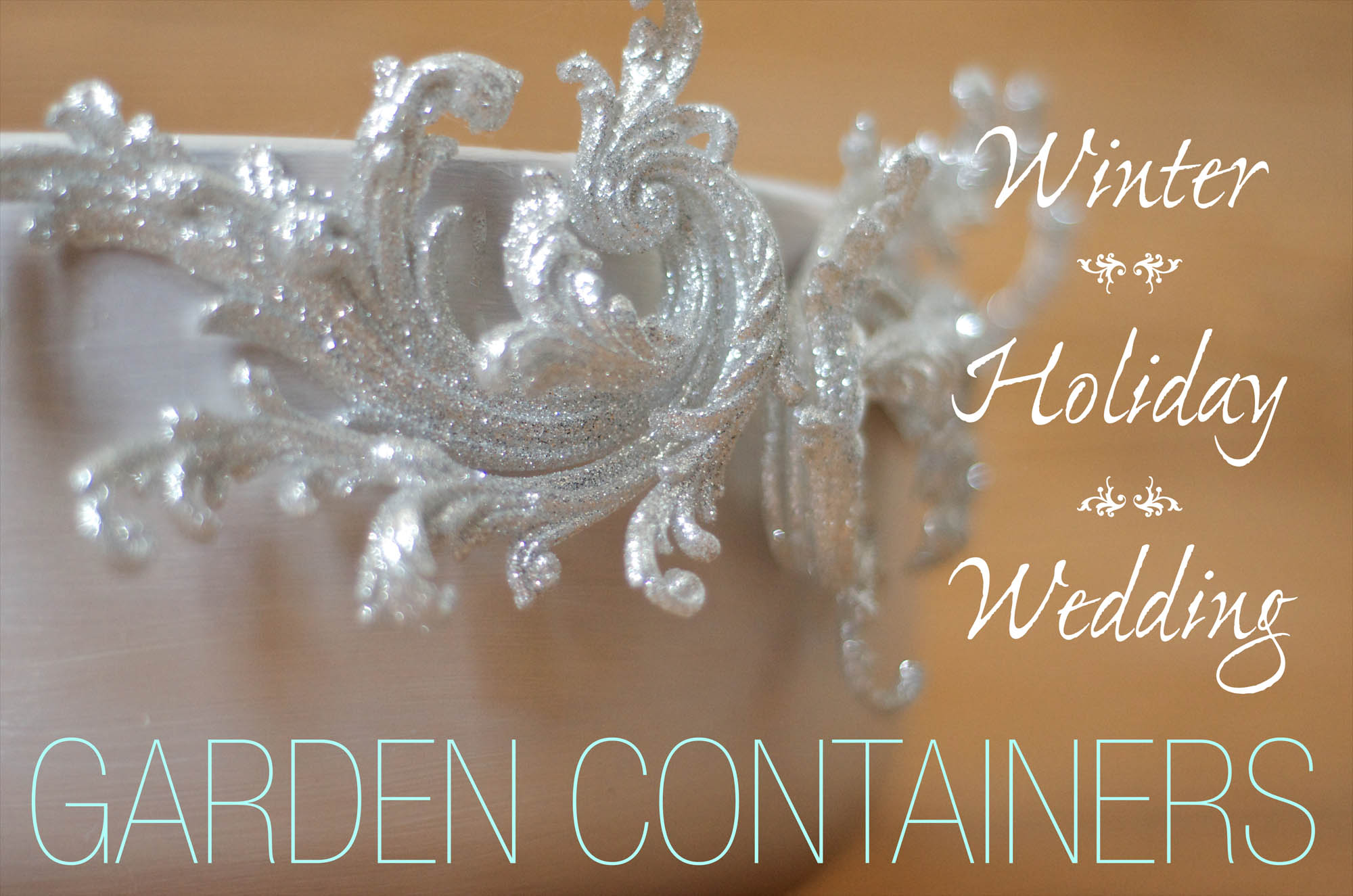 Containers for Winter, Holiday, Wedding Miniature Gardens