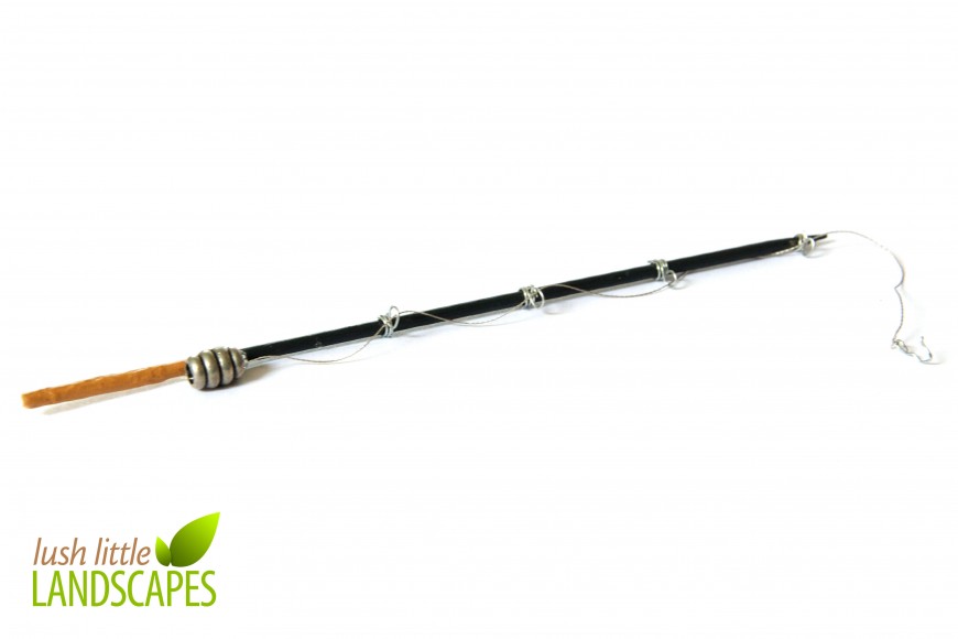 A Fishing Pole for Your Beach or Lake Miniature Garden