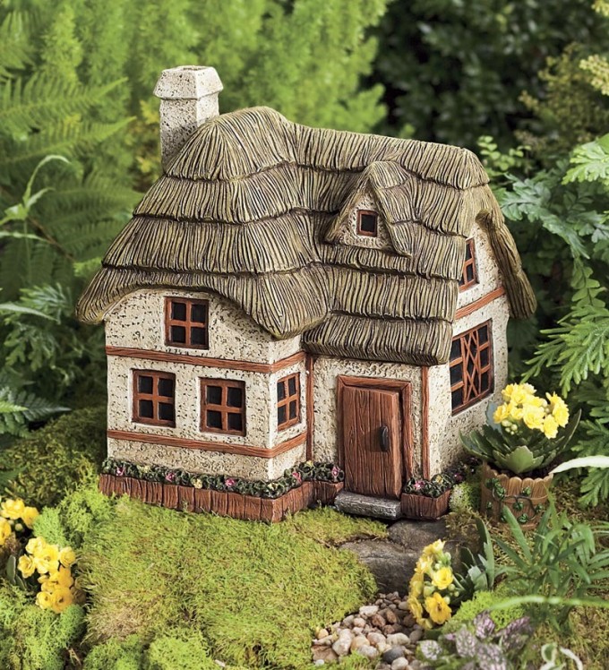 Two-Story Fairy Garden Cottage | Where to Buy Miniature and Fairy Garden Houses â€“ Part I | Lush Little Landscapes