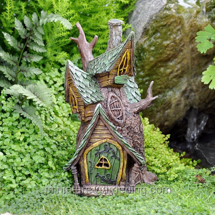 Tree House | Where to Buy Miniature and Fairy Garden Houses â€“ Part I | Lush Little Landscapes