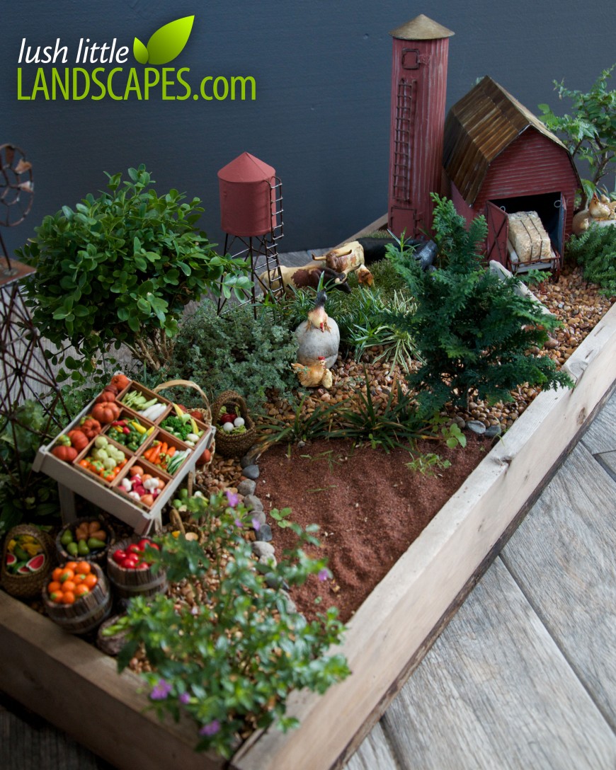 Miniature Farm Garden Preview | Lush Little Landscapes Â« How to Make ...